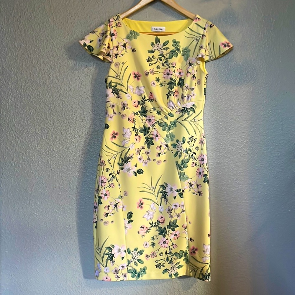 Calvin Klein floral dress